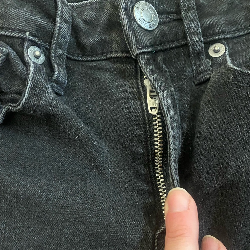 Gap Curvy True Skinny Jeans in Black Denim - Picture 6 of 6